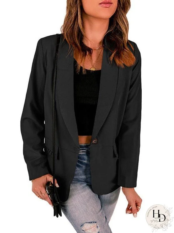 Trendy Women's Long Sleeve Blazer