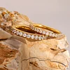 Bling Zircon 18K Golden Ring