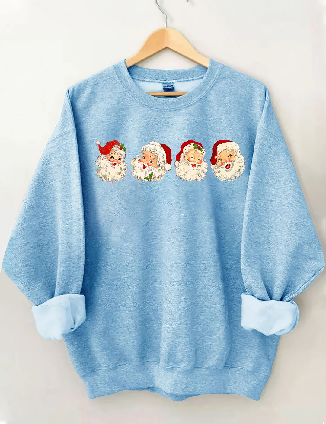 Retro Cheerful Santa Sweatshirt