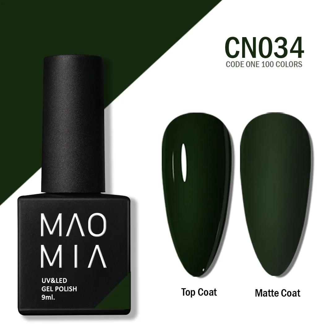 MAOMIA CODE ONE Gel Polish 100 Colors Soak Off UV/LED 9ML Professional Salon Nail Paint Semi Permanent Manicure