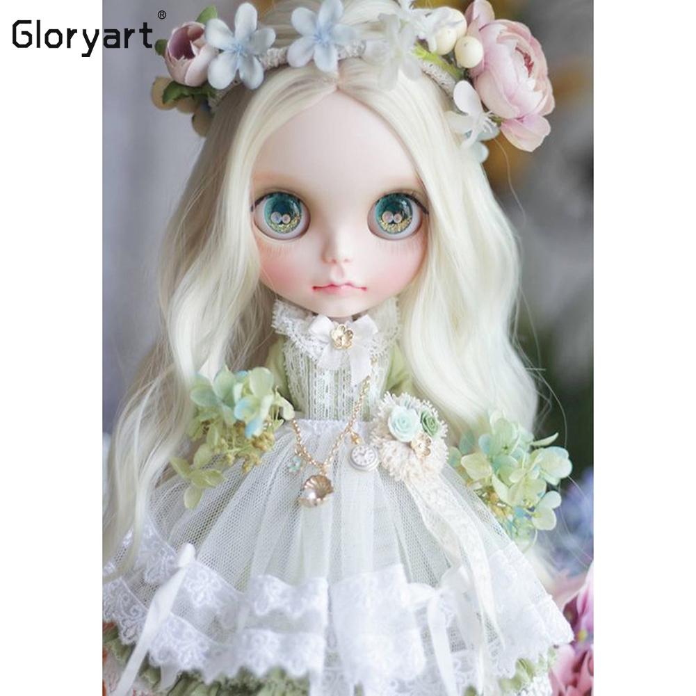 

30*40CM-Glory Doll-Round Drill Diamond Painting, 501 Original