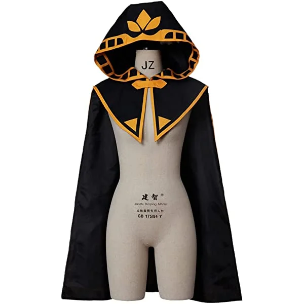 The Legend of Zelda Cosplay Zelda Cosplay Costume Hooded Cloak Cape One Size Black