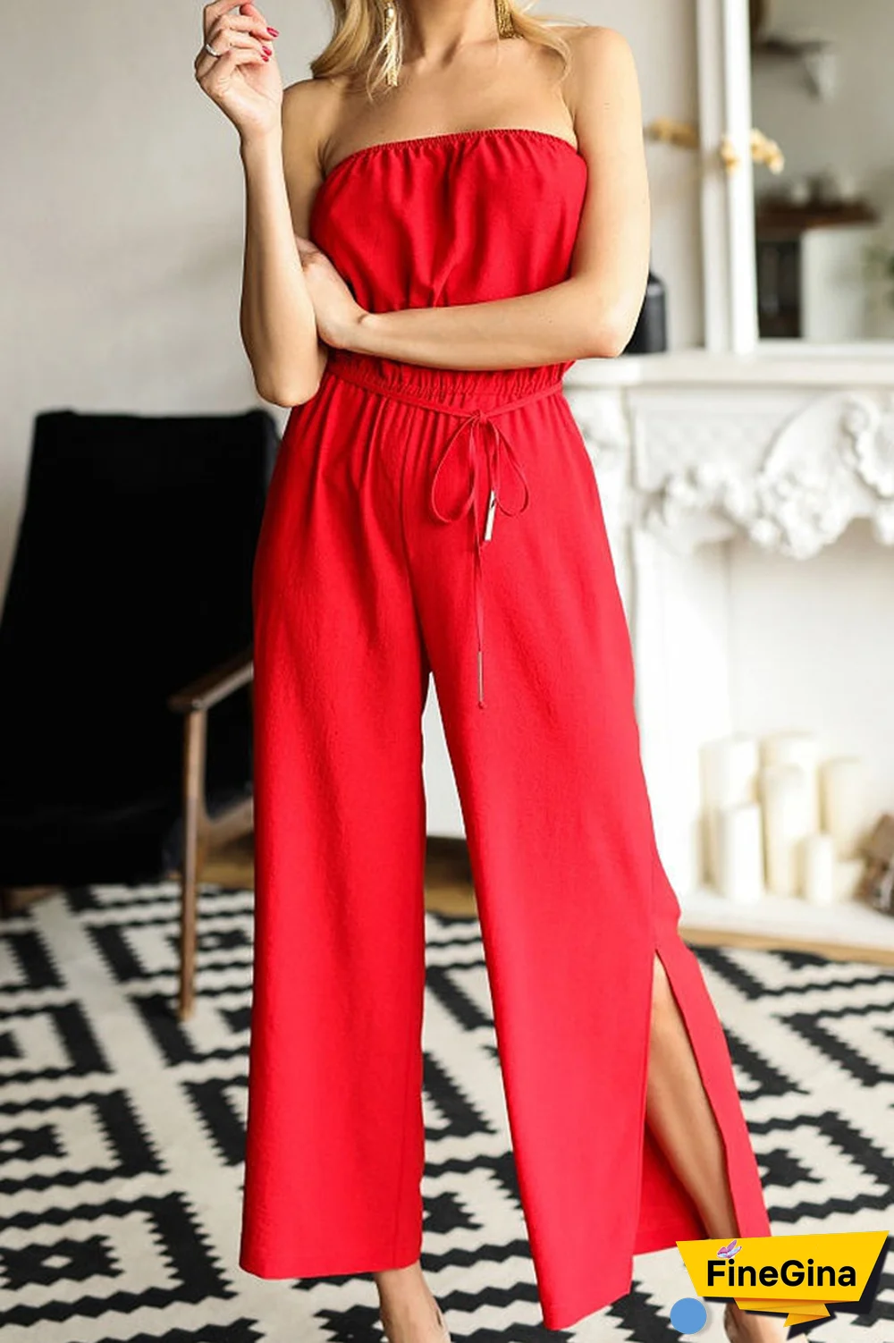 Dare To Dream Strapless One Piece Jumpsuits