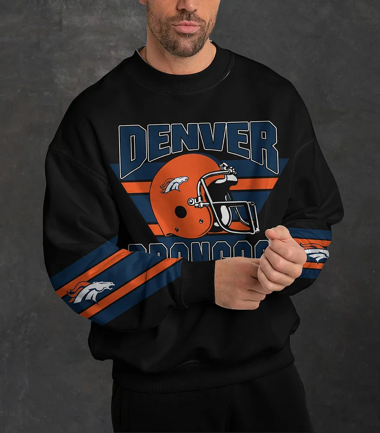 Denver Broncos 3D Limited Edition Crew Neck sweatshirt