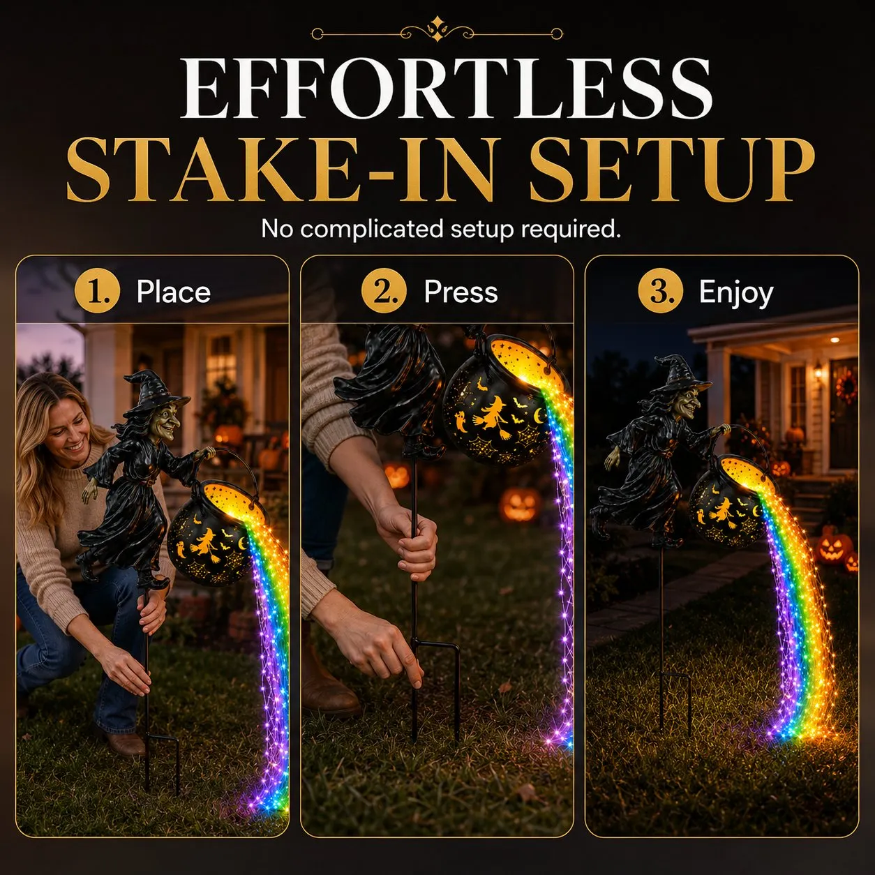 Set up instantly stake installation