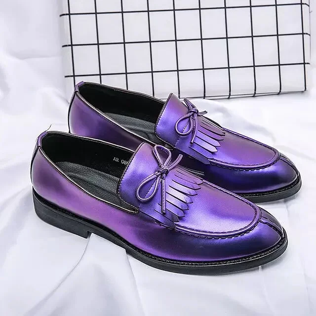 Men Dress Shoes Party Oxford British Loafers
