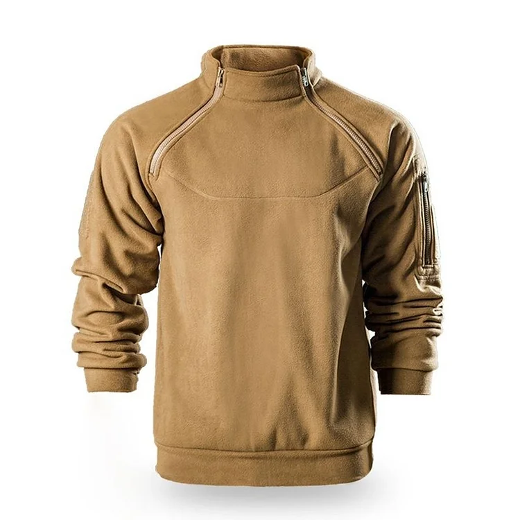 Veste polaire d'extérieur pour homme épaissie chaude et respirante