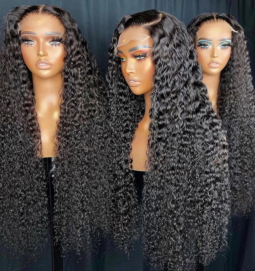 Deep Wave 5x5 Undetectable HD Lace Closure Wig Pre-plucked Human Hair Wig