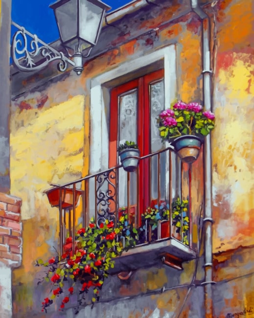 

Aesthetic Window With Flowers – Paint By Numbers - 40*50CM, 501 Original