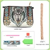 DIY Wolf Diamond Painting Leather Crossbody Chain Bag