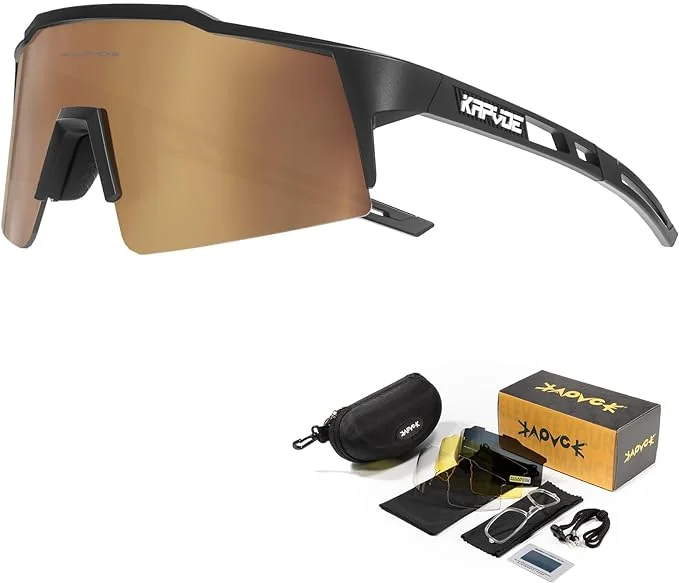 Multiple Interchangeable Lenses Cycling Sunglasses