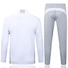  25/26 Real Madrid white gray Half-Zip Training Jacket Set