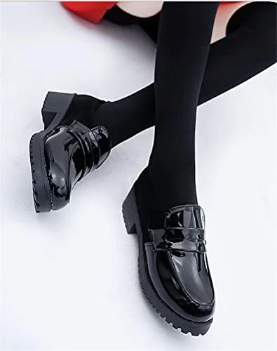 Women's Loafer Shoes Low Top Japanese Students Maid Uniform Dress Oxford Shoes Novameme