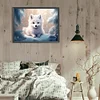 Diamond Painting-DIY Full Round Drill Snowy Wolf