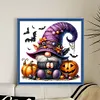 Pumpkin Gnome-11CT Stamped Cross Stitch 40*40cm/15.75*15.75in tapestrymarket