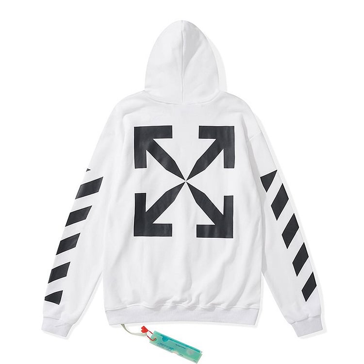 off White Hoodie Printed Loose Sweater Ow Casual Men's and Women's Hoodie Jacket