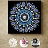 DIY Pearl Painting Mandala for Home Wall Decor with Frame(25x25cm)