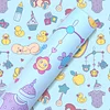 Babyshower Pink Blue Birthday Gift Package Wrapping Paper