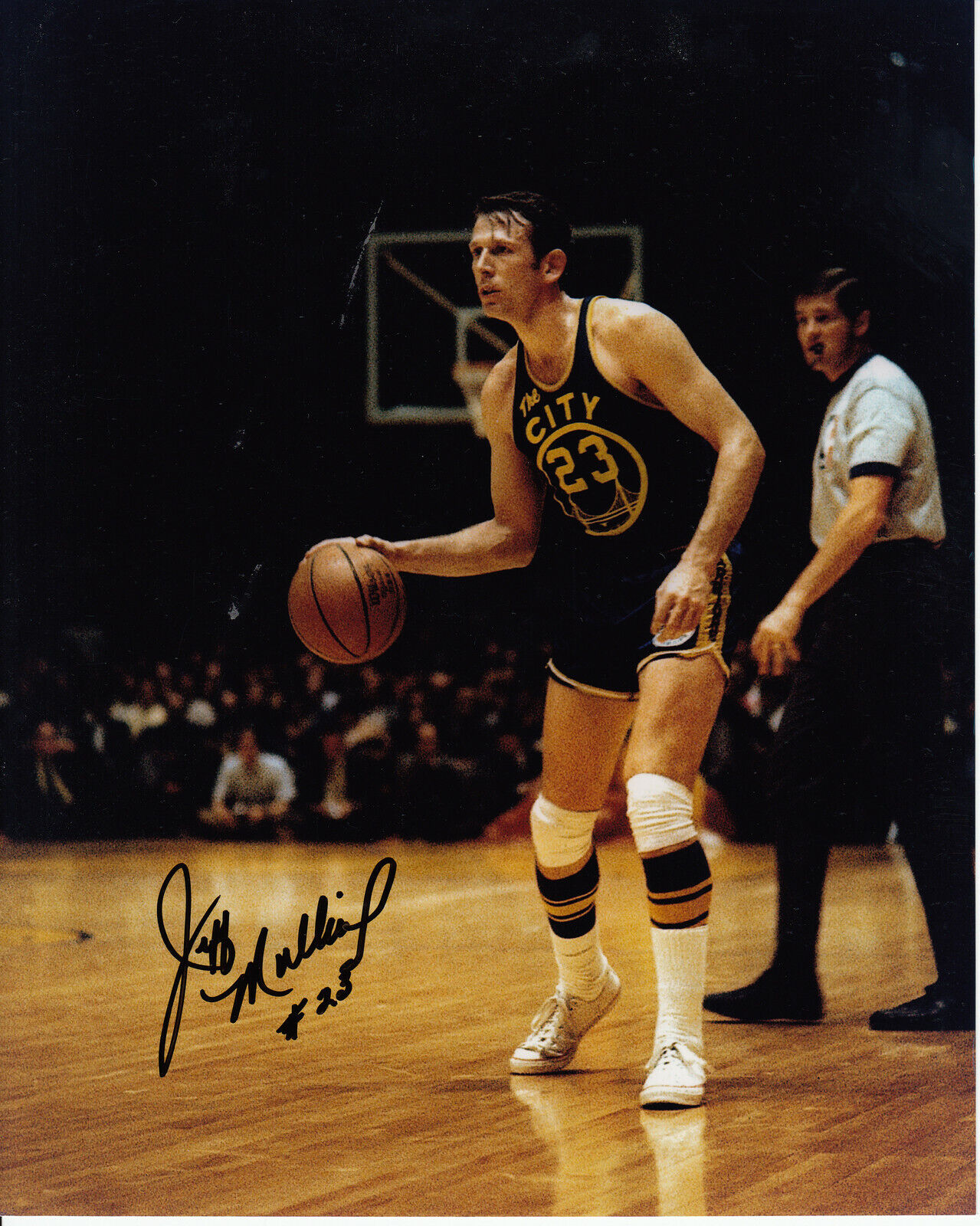 Jeff Mullins #0 8x10 Signed w/ COA Golden State Warriors