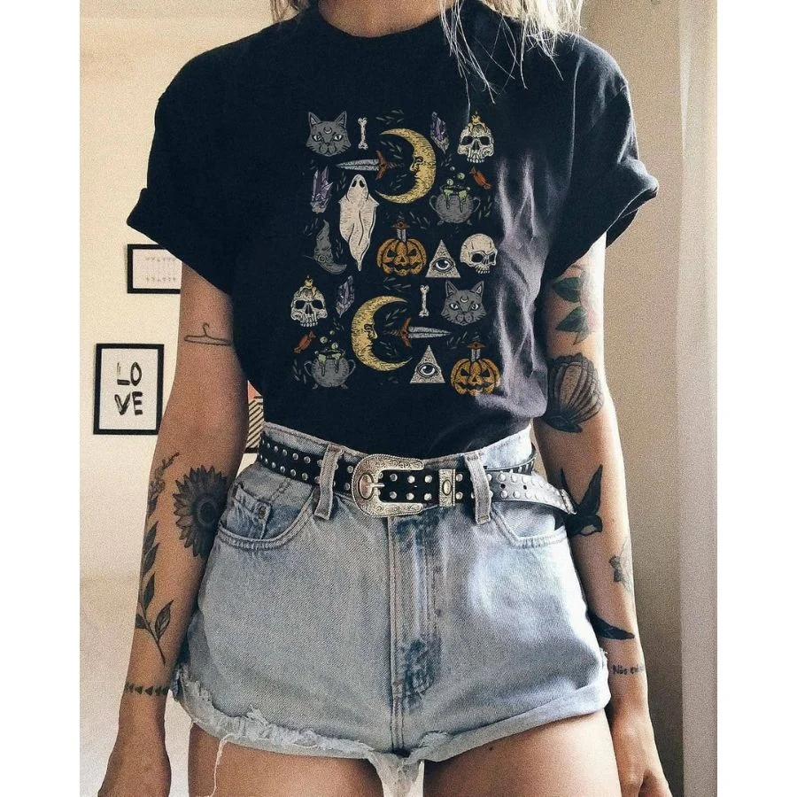 Vintage Halloween Fall Shirt - Neojana