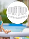 12 Pack Pool Joint Pin with Rubber Seals Kit Long Pool Pin for Above Ground Pool