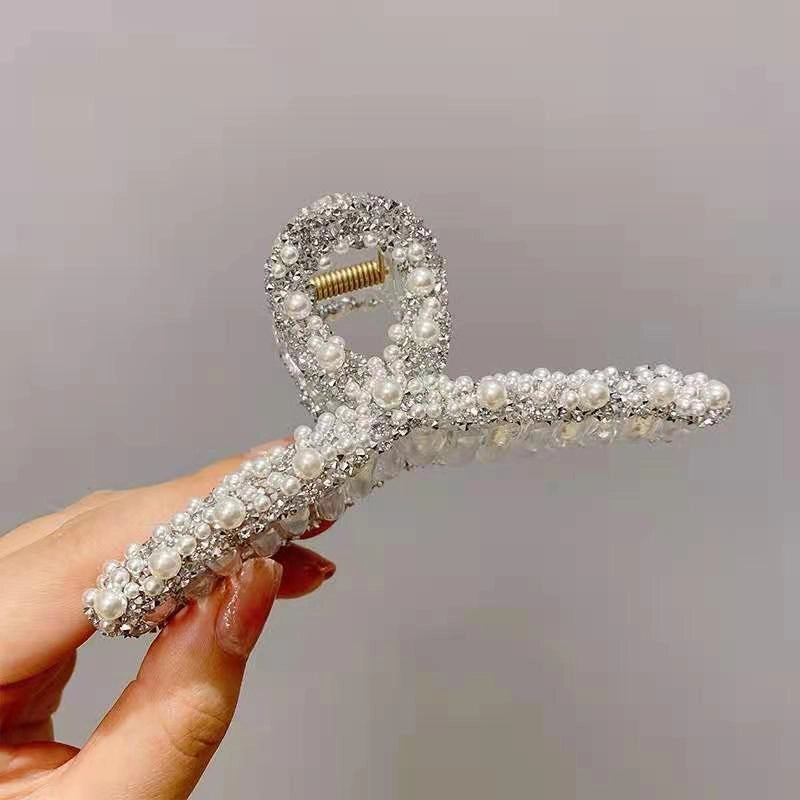 Retro Geometric Artificial Pearl Handmade Artificial Pearls Hair Band 1 Piece