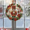 Diamond Painting Wreath Ornament Nutcracker Christmas Decor 9.45x9.45in