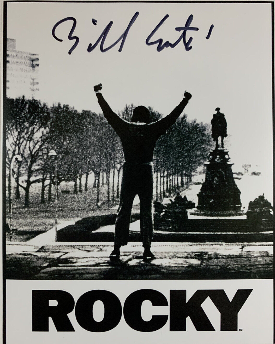 BILL CONTI HAND SIGNED 8x10 Photo Poster painting ROCKY COMPOSER AUTOGRAPHED AUTHENTIC RARE