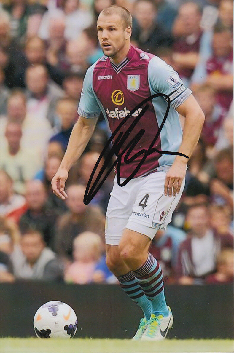 ASTON VILLA HAND SIGNED RON VLAAR 6X4 Photo Poster painting 3.