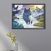 Diamond Painting-DIY Full Round Drill Wolf