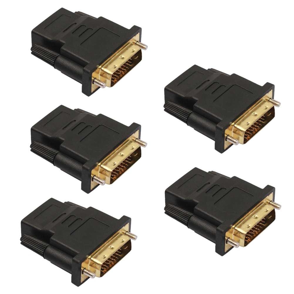 

Brand New Gold Plated DVI-D Male to HDMI-compatible Female Video Adapter, 501 Original