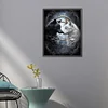 Diamond Painting-Round AB Drill Wolf(45*55CM)