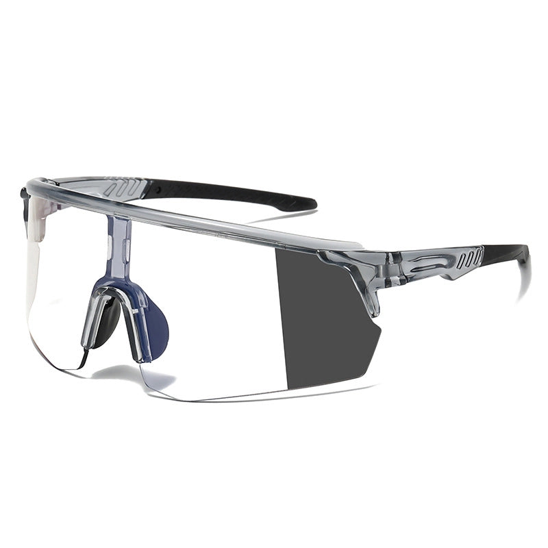 Minimalist Gradient Color Ac Special-Shaped Mirror Full Frame Glasses