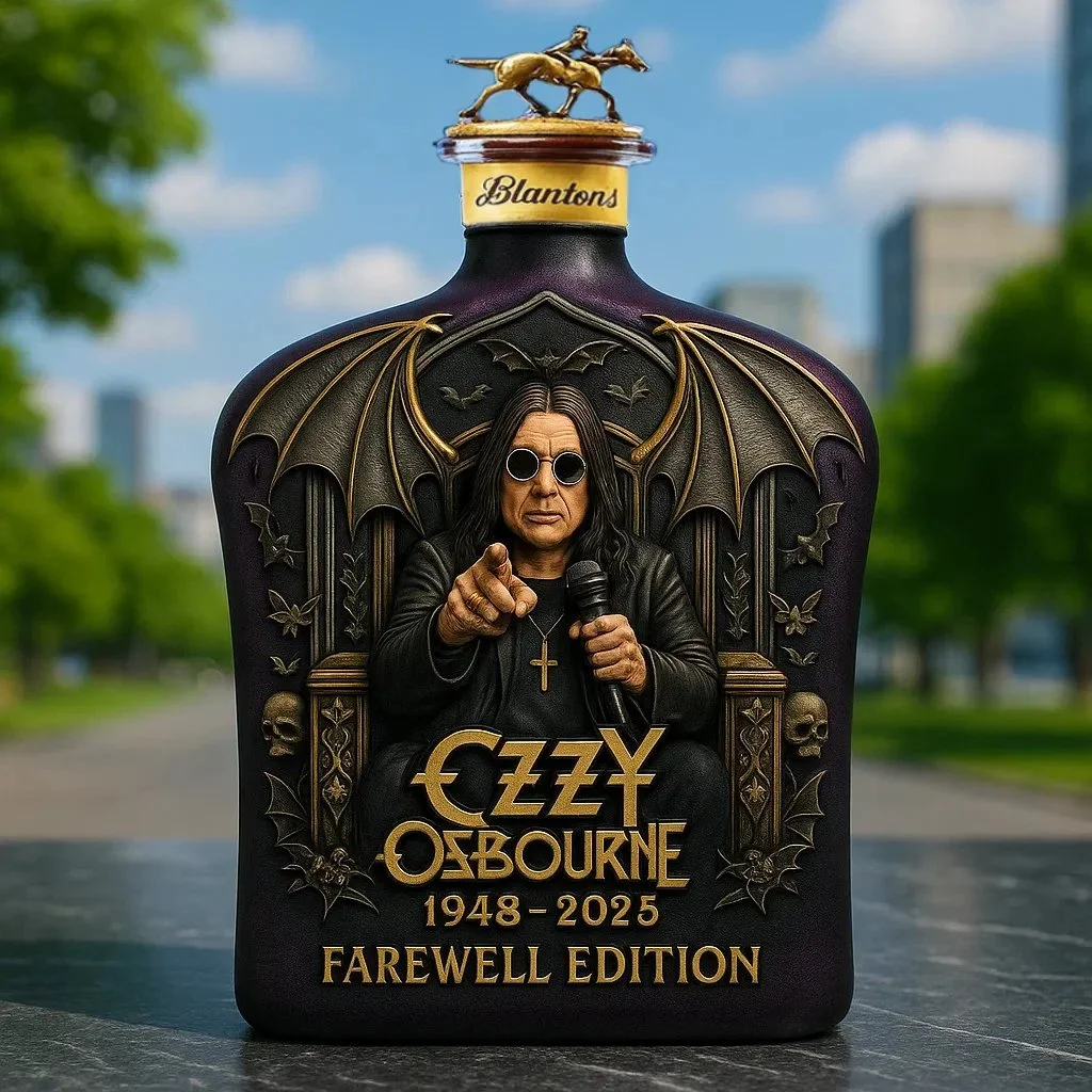 Ozzy Osbourne Limited Edition Whiskey Bottle