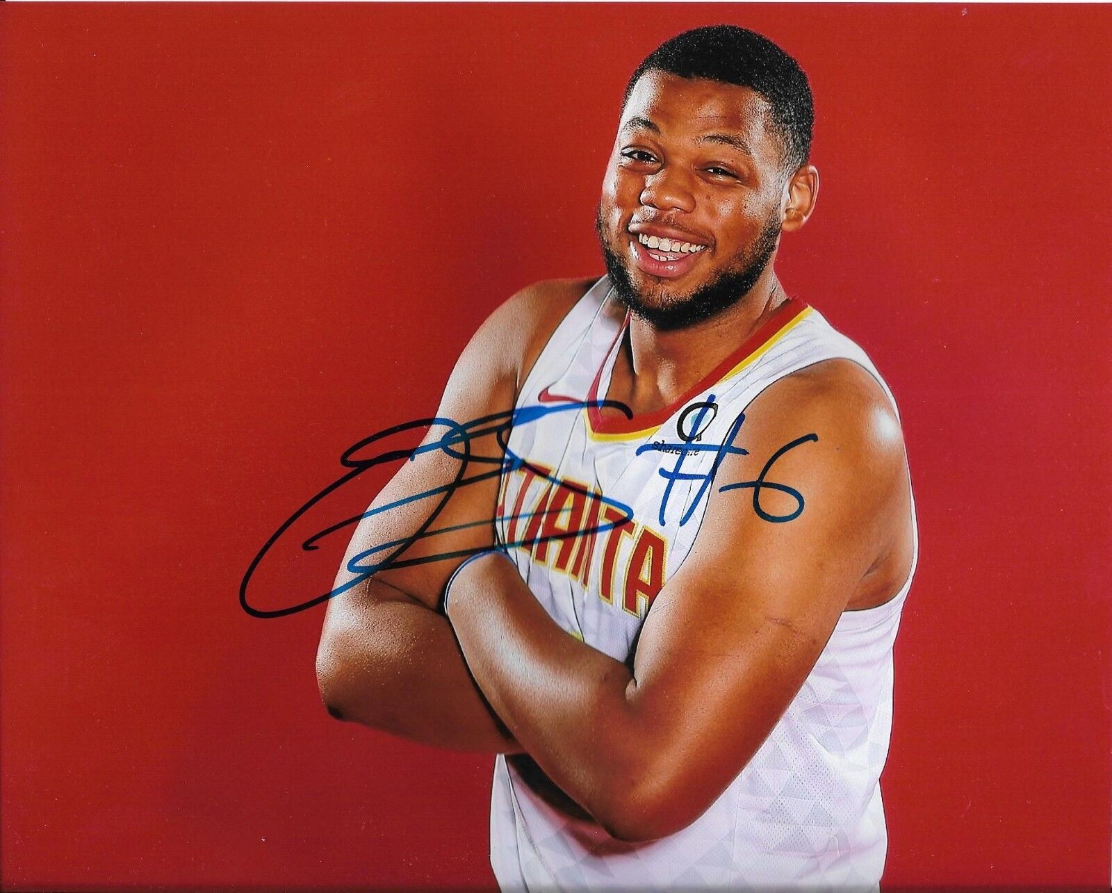 OMARI SPELLMAN signed autographed ATLANTA HAWKS 8x10 Photo Poster painting w/ COA