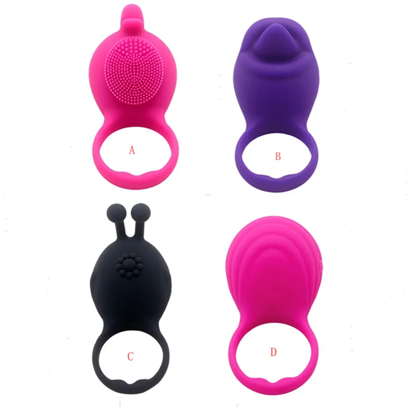 10 Speed Silicone Vibrating Cock Rings Sex Toy For Mrn Rosetoy Official