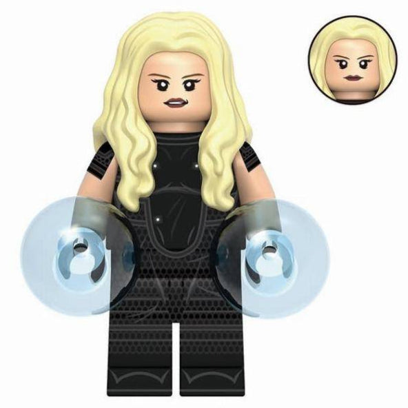 Invisible Woman (Fant4stic) Fantastic Four Custom Marvel Superhero Minifigure Minifigure Bricks monstertoys