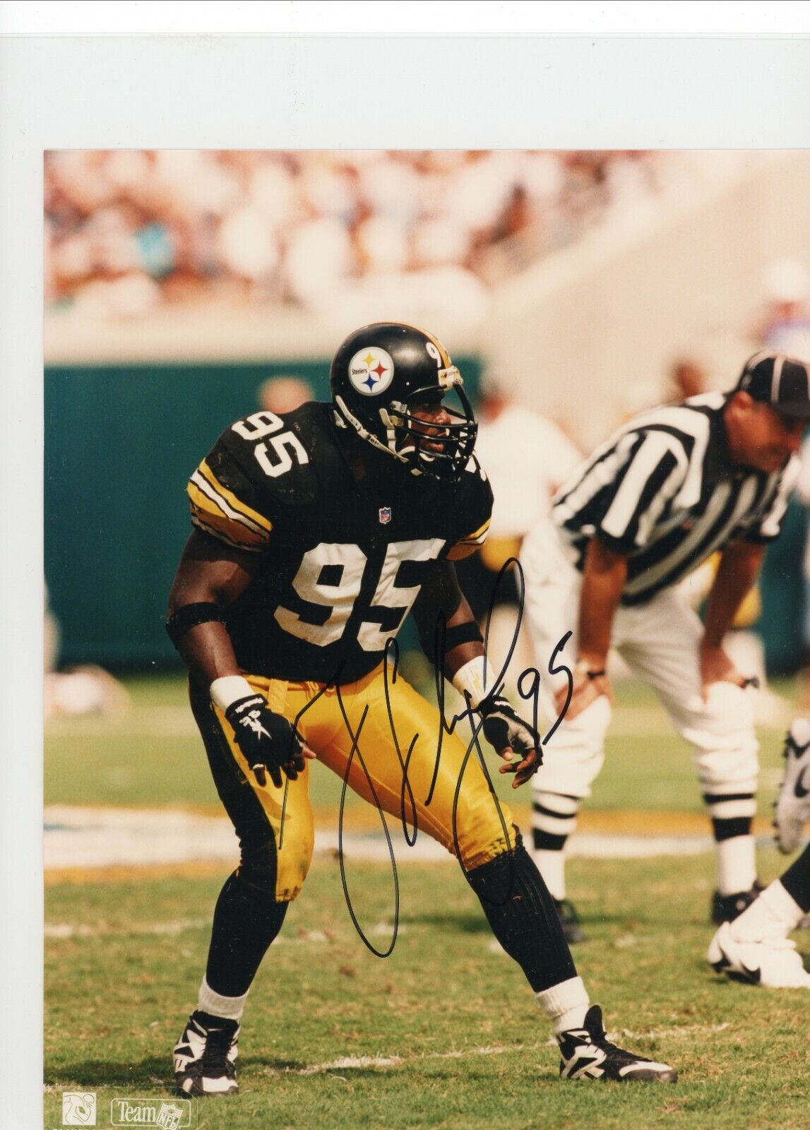 Greg Lloyd Pittsburgh Steelers Signed Autographed 8x10 Glossy Photo Poster painting COA