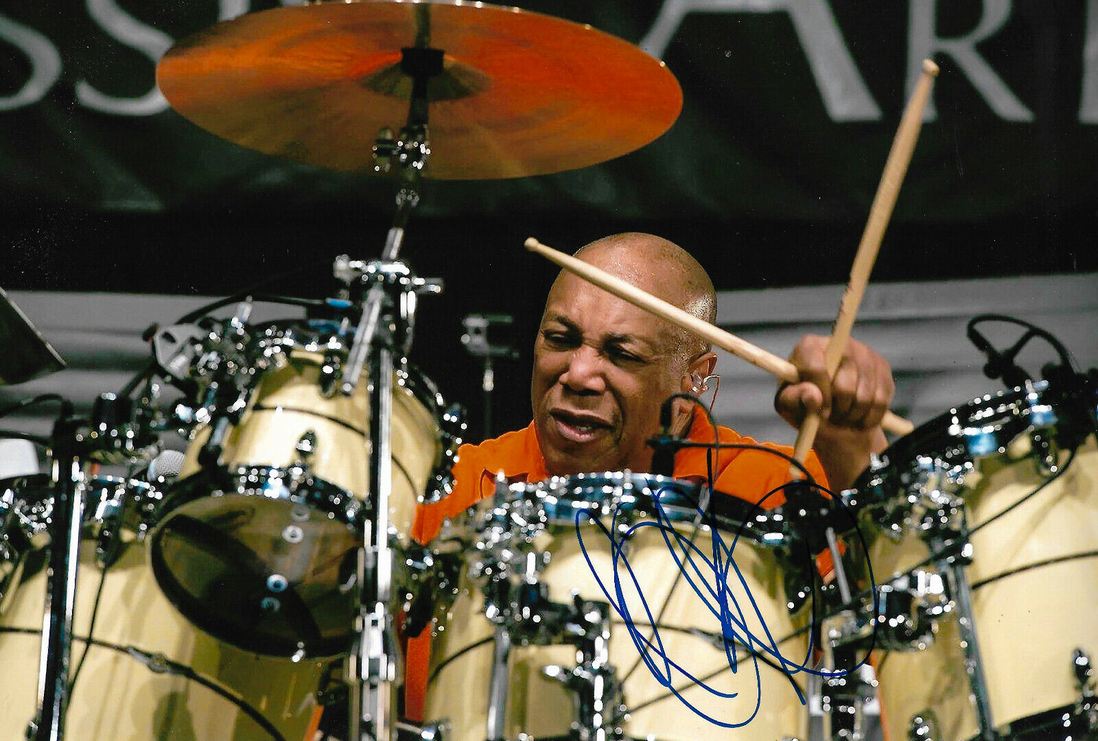 Billy Cobham signed 8x12 inch Photo Poster painting autograph