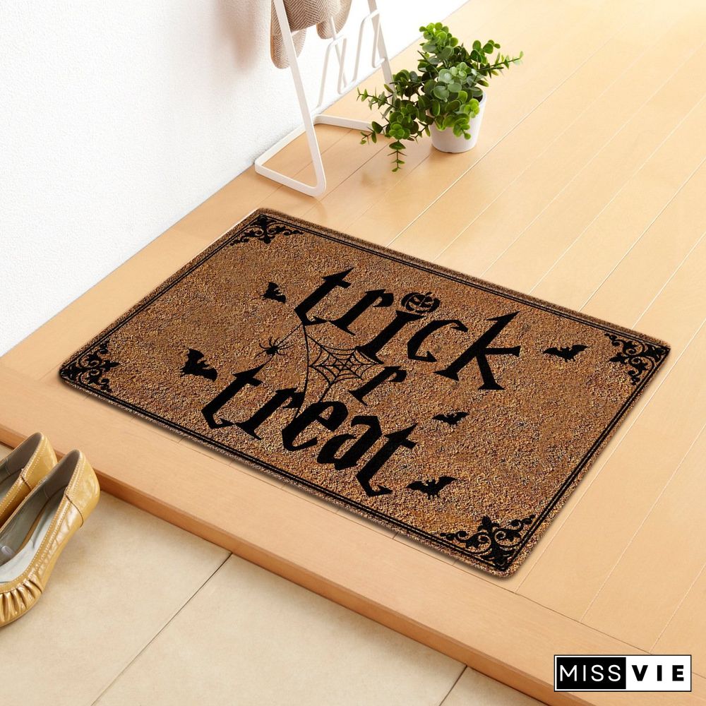 Halloween Themed Door Mat For Indoor Outdoor Decoration