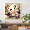 Crane Glass Painting-Full Round Diamond Painting 40*40CM