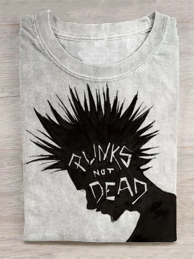 Teecade Teecade Punk Not Dead T-shirt