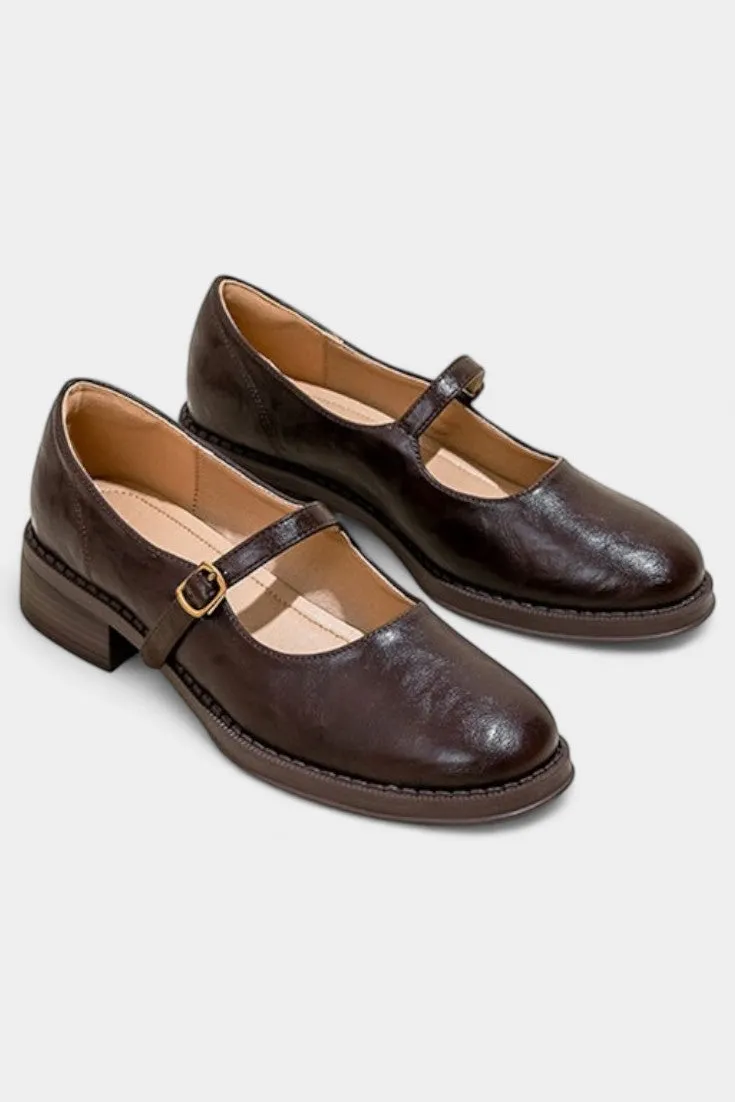 Classic Strap Mary Jane Loafers