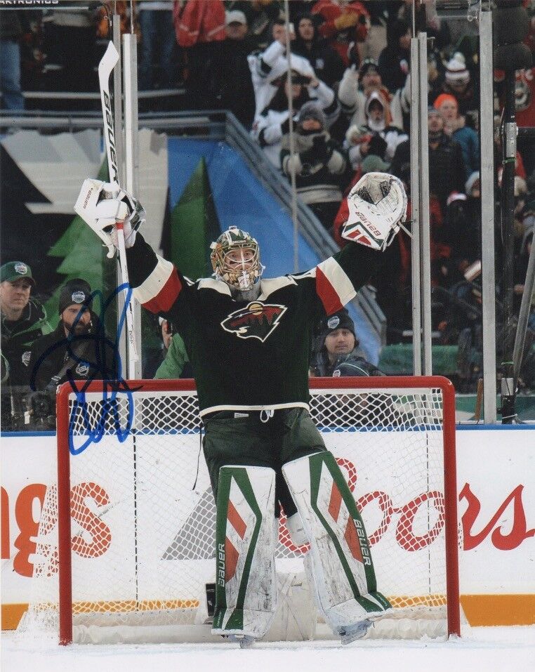 Minnesota Wild Devan Dubnyk Autographed Signed 8x10 NHL Photo Poster painting COA A