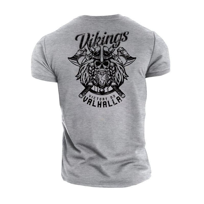 Cotton Vikings Graphic T-shirts tacday