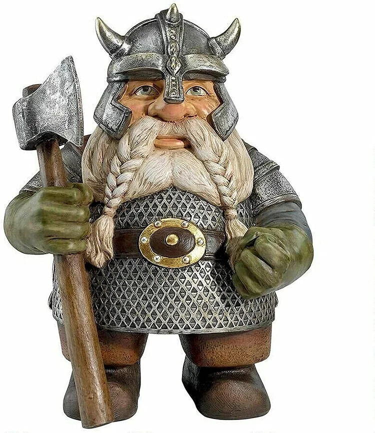 Dafatpig Viking Victor Norse Dwarf Dwarf Statue