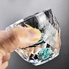 Turquoise Gold Foil White Wine Glass High-End Crystal Glass Tea Cup