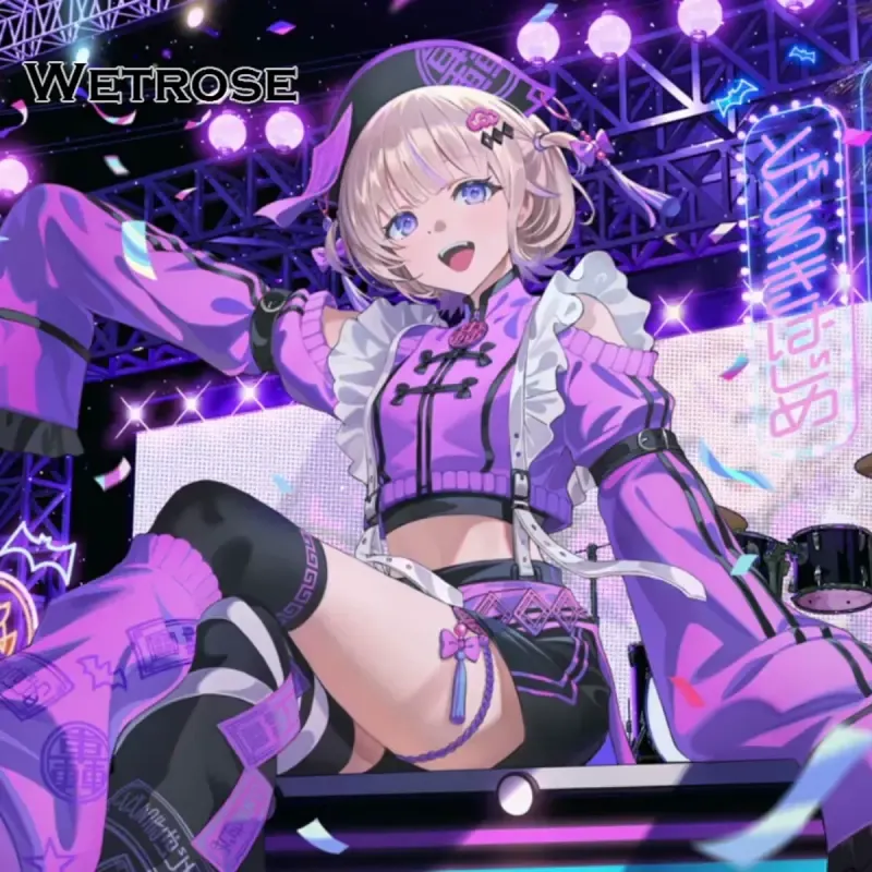 [Deposit Poll] Wetrose Hololive Dreams Vtuber Todoroki Hajime Jiangshi Midnight Waltz Cosplay Costume