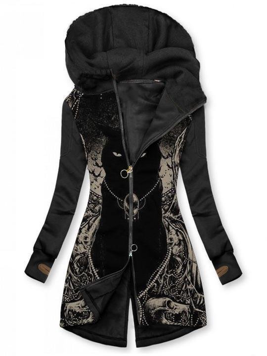 punk casual hooded jacket