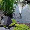 1.4W Solar Adjustable Fountain Pump with 7 Nozzles Solar Panel Kit for Bird Bath